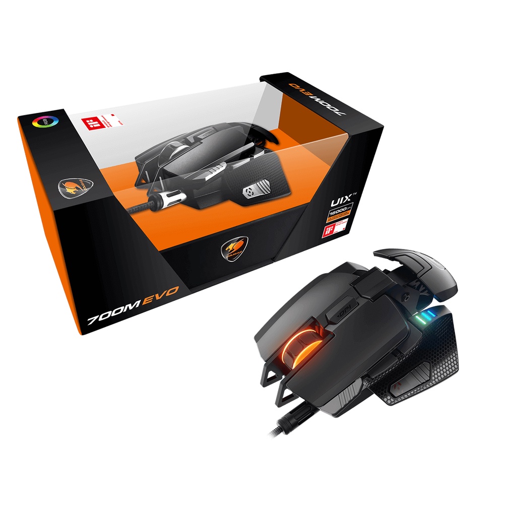 Chuột Gaming Cougar 700M EVO - BH 12T (đổi mới 1 đổi 1)