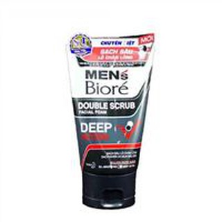 Sữa rửa mặt sạch nhờn và mụn đầu đen Men Biore Deep Action 100g