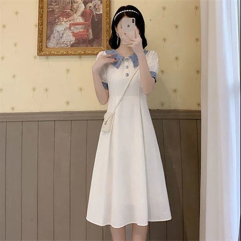 Đầm Chữ A Mùa Hè 2022 Mới Phong Cách Pháp Thời Trang Cho Nữ