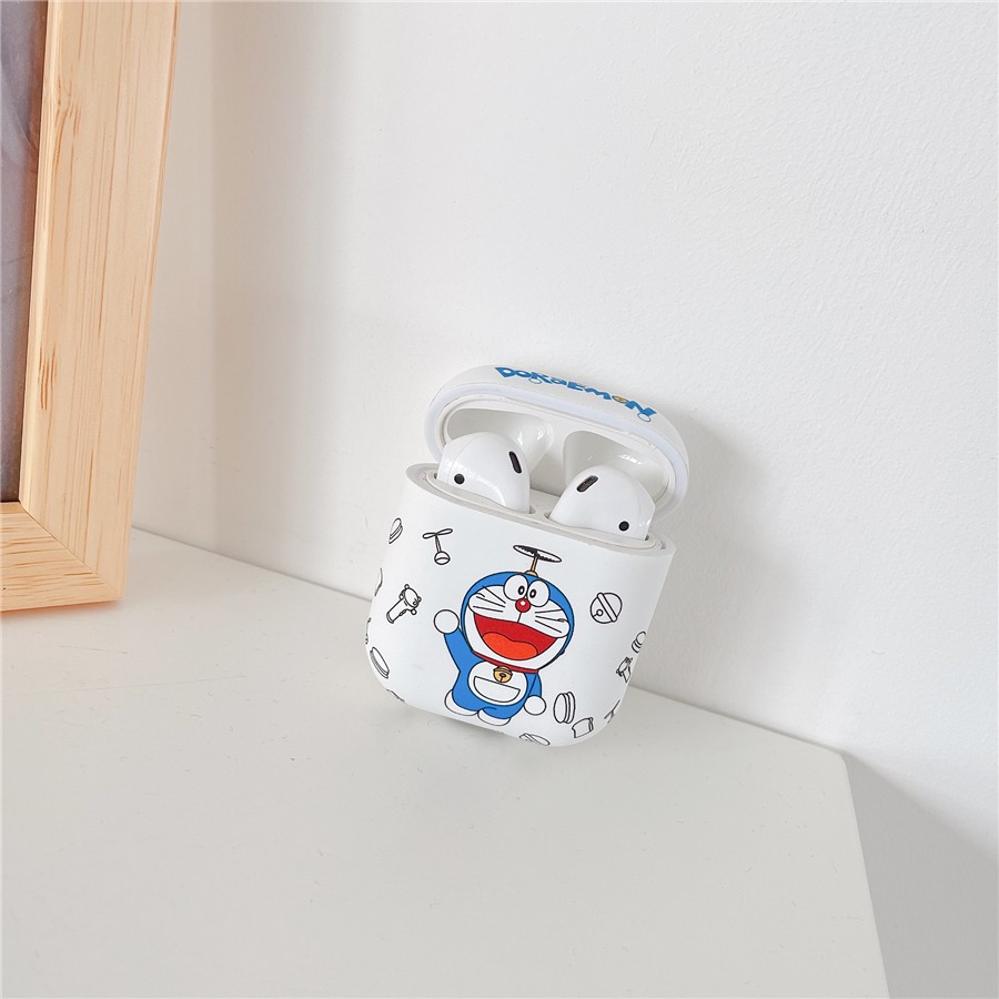 Vỏ Bảo Vệ Hộp Sạc Tai Nghe AirPods Pro2 AirPods Pro AirPods gen3 AirPods 2 Bằng Silicon Họa Tiết Hoạt Hình Doremon