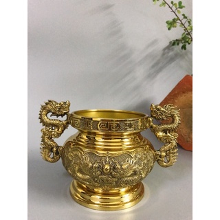 Lư hương bát hương đồng, bát lư cắm nhang đồng.