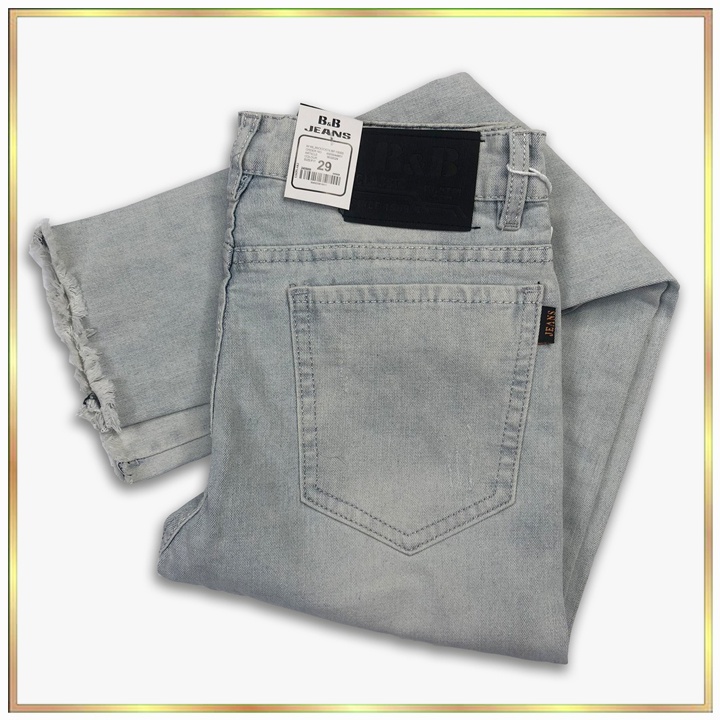 Quần Jean Nam cao cấp quần jean nam chất đẹp rách gối co giãn tốt kiểu Hàn Quốc QJ-205 | BigBuy360 - bigbuy360.vn