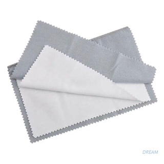 Khăn cotton cỡ lớn màu vàng/bạc dùng lau trang sức tiện dụng