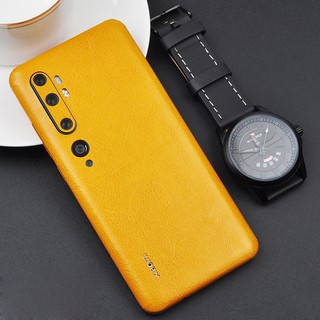 Miếng dán da cho xiaomi note 10 , xiaomi note 10 pro