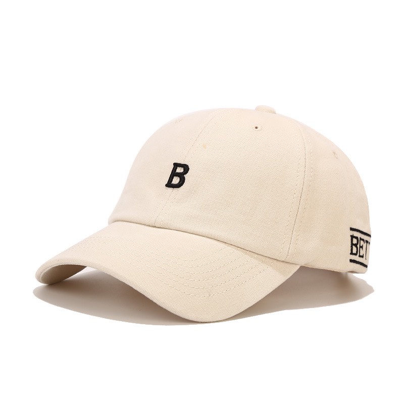 Mũ Lưỡi Trai Nón Kết Nhung Cao Cấp Thêu Chữ B 446 Phong Cách Ulzzang Form Unisex Nam Nữ - Hazo