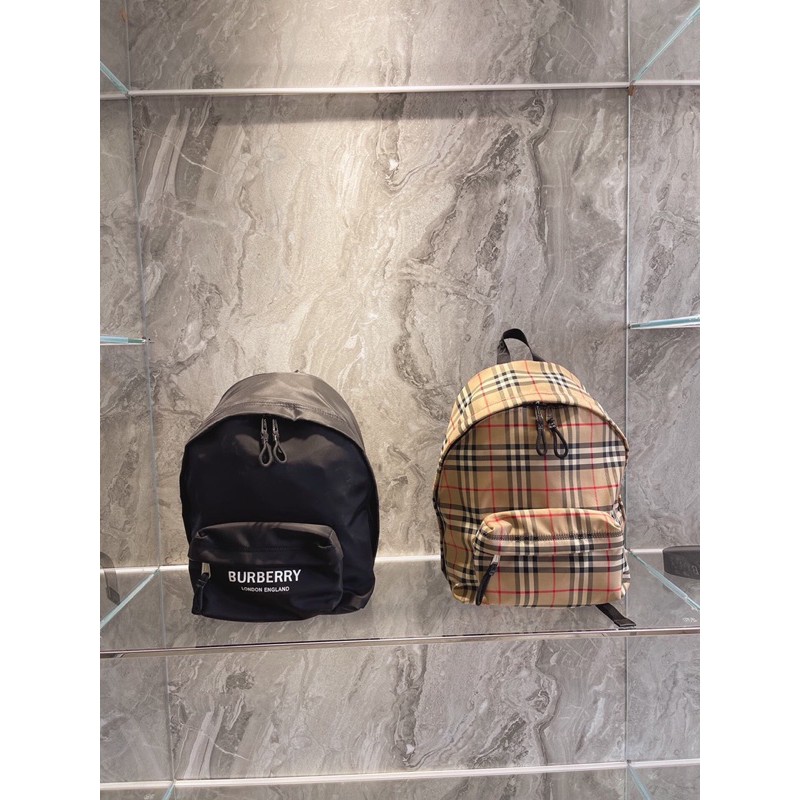 Balo Burberry* Beige Check Jett Backpack cao cấp nhập khẩu mới nhất 2021