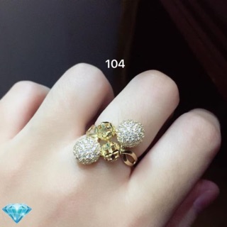 Nhẫn nữ đồng non hình quả chery thời trang