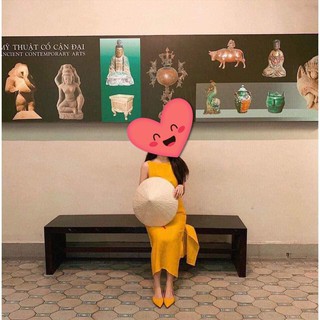 Đầm maxi vàng