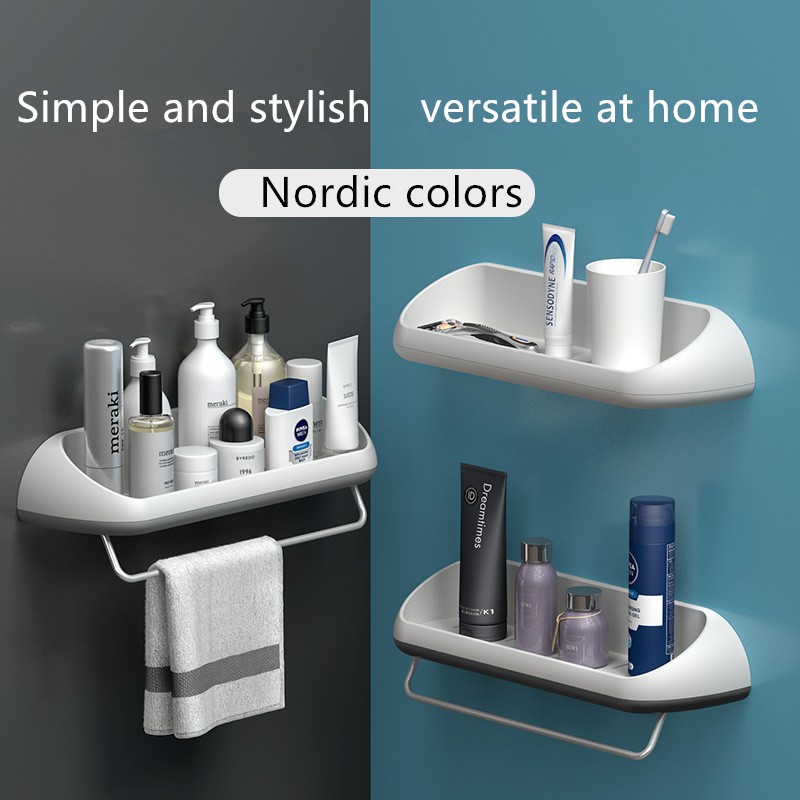 OUSUWO Kitchen rack bathroom towel bar storage