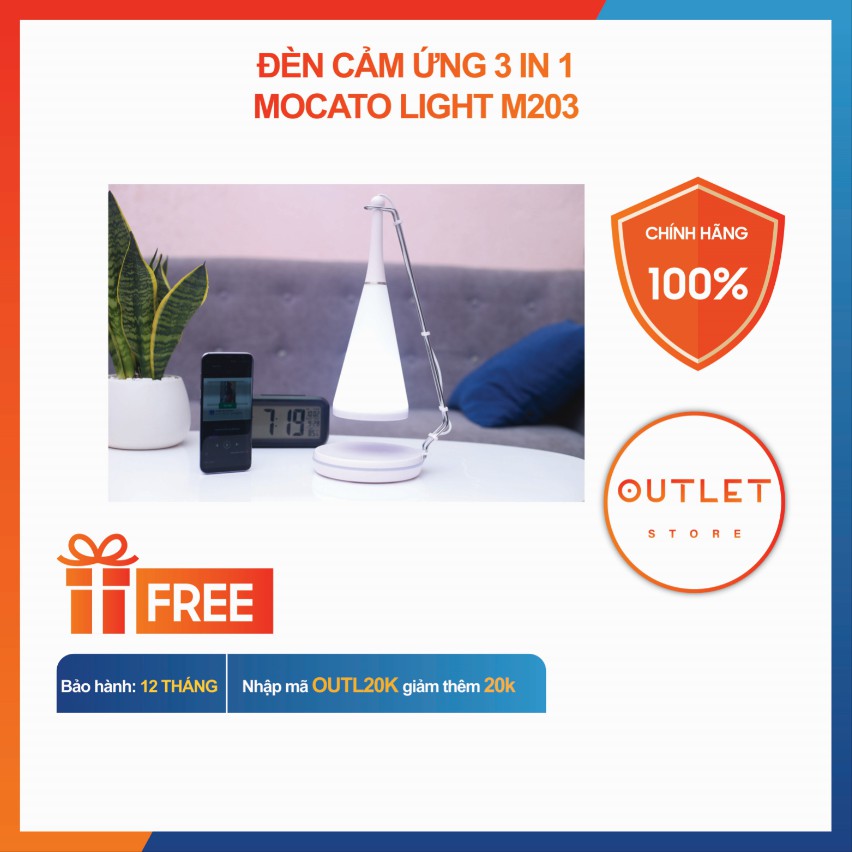 ĐÈN CẢM ỨNG 3IN1 MOCATO LIGHT M203
