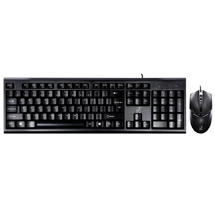 Bàn phím và chuột Q17 giả cơ game dụng + Tặng Lót Chuột Logitech