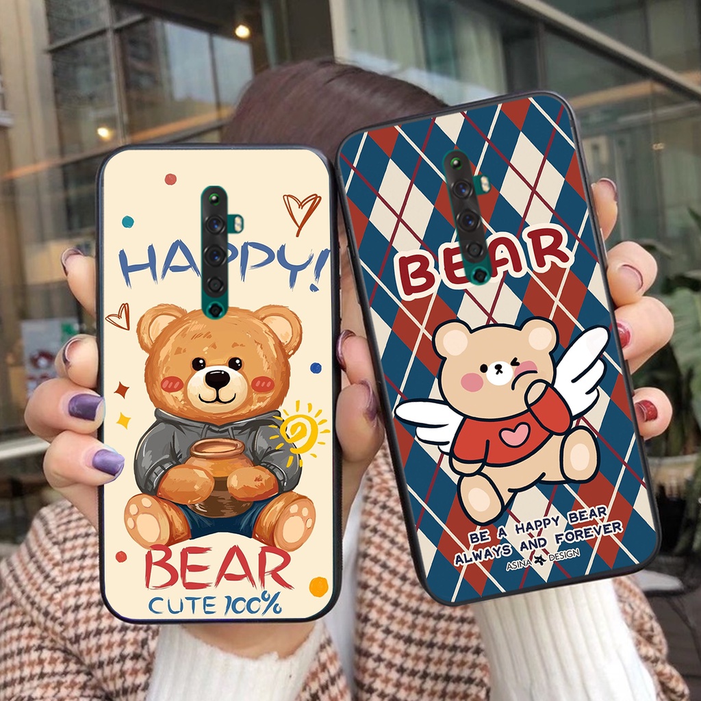 Ốp lưng Oppo Reno / Reno 2 / Reno 2Z / Reno 2f / Reno2 F in hình cute, mẫu chú gấu siêu đẹp- GIÁ RẺ
