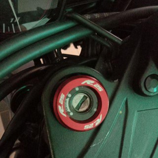 當天出貨 現貨 新適用於雅馬哈 R1 R6 R25 R3 R15 R125 摩托車機車改裝配件 鑰匙孔圈 裝飾環蓋