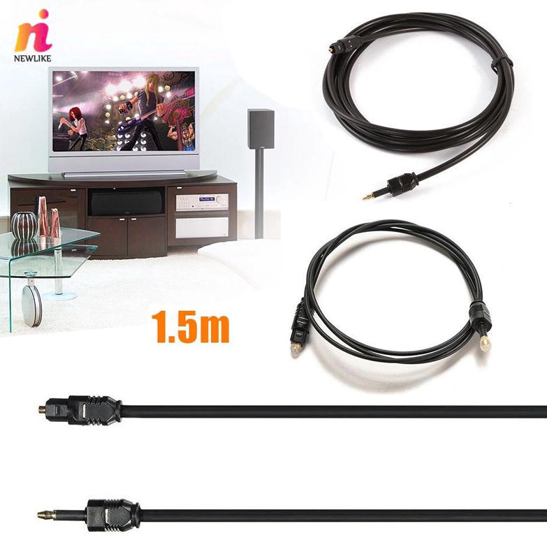 Cáp âm thanh chuyển đổi dài 1.5m 5ft từ Toslink sang 3.5mm SPDIF