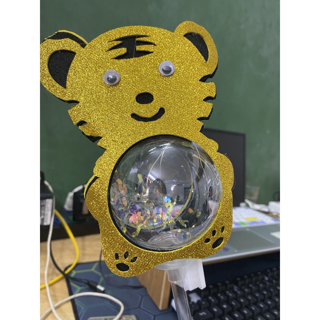 ĐÈN TRUNG THU Đèn Led hình thú Ngỗ nghĩnh 3 chế độ, An toàn cho bé yêu( sẵn pin)