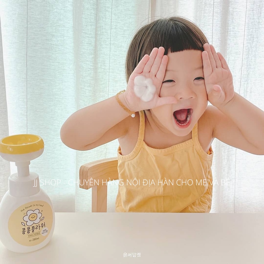 Nước Rửa Tay Tạo Bọt Hình Bông Hoa POMPOM FLOWER-MADKOREA