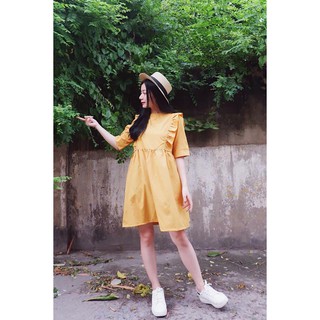 🌈🌈🌈 Plain Frilled Babydoll Dress 🌈🌈🌈