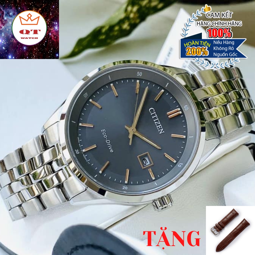 Đồng Hồ Nam CITIZEN Eco-drive BM7251-53H Contemporary Dress Grey Dial Men's Chính Hãng Tặng Dây Da Cao Cấp