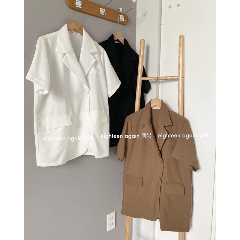 ÁO BLAZER TAY NGẮN CHẤT DÀY DẶN | BigBuy360 - bigbuy360.vn