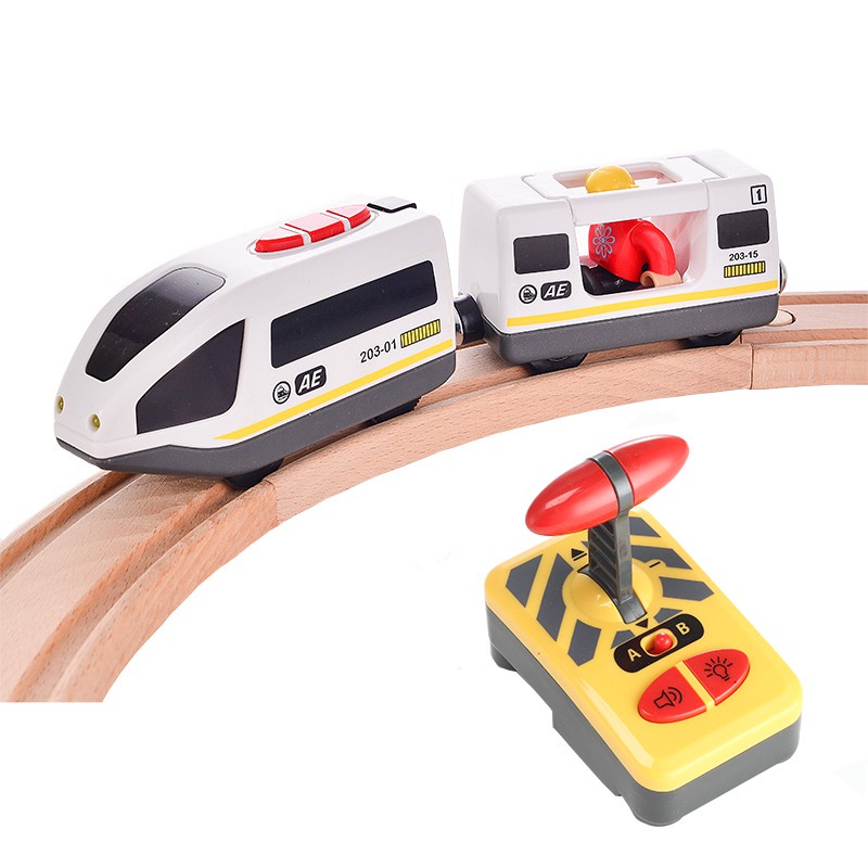 Tàu điện từ tính RC có vận chuyển Xe tải tốc hành âm thanh và ánh sáng FIT Thoma