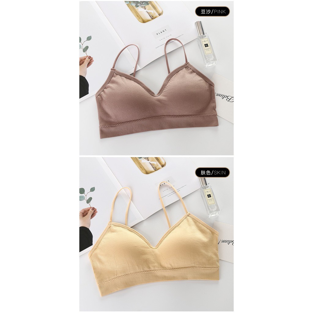 Áo Bra Nữ - Áo Ngực Nữ 2 dây không gọng nâng ngực tôn vòng 1 co giãn thoải mái dễ chịu DAN STORE MÃ  211