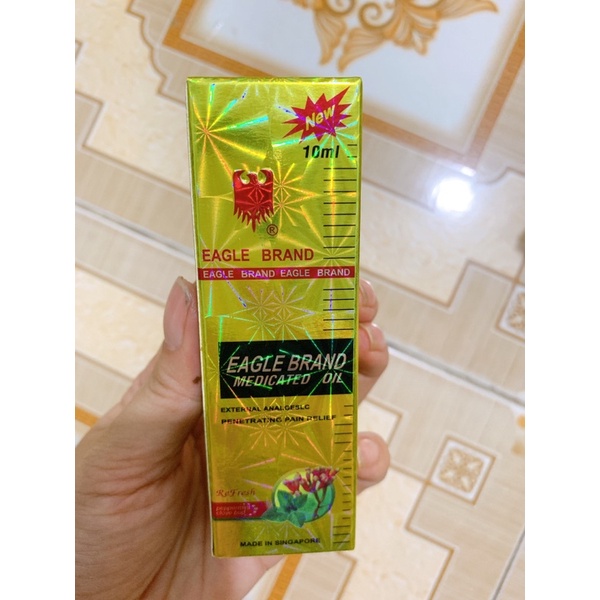 (cam kết hàng chuẩn) dầu lăn vàng 10ml thơm nóng dạng lăn