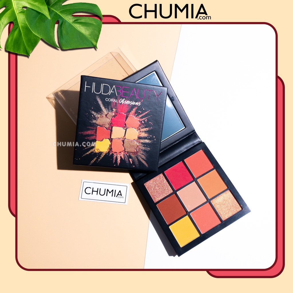 Phấn mắt HUDA BEAUTY Obsessions Eyeshadow Palette - Coral PM chumia