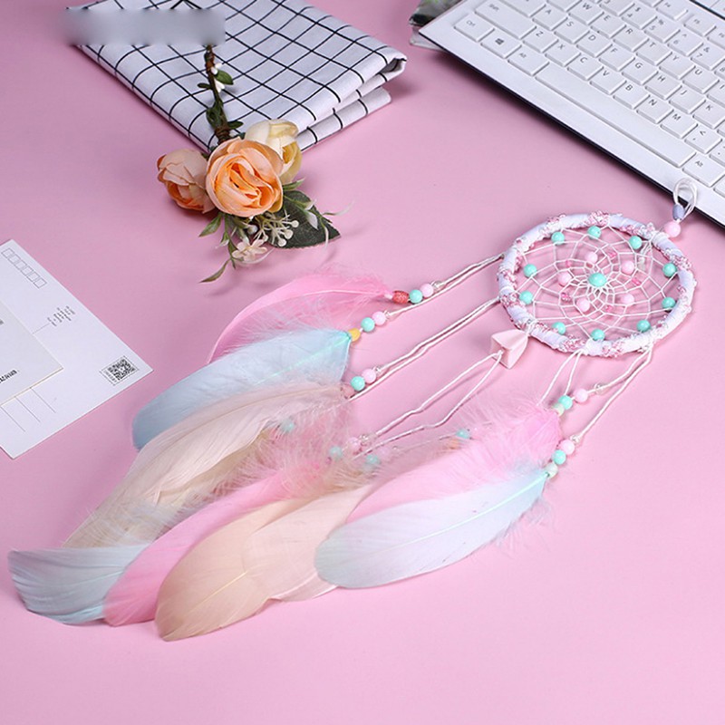 Lưới Bắt Giấc Mơ Treo Trang Trí Đa Sắc