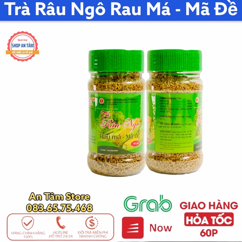 Trà râu ngô rau má mã đề giải nhiệt mùa hè