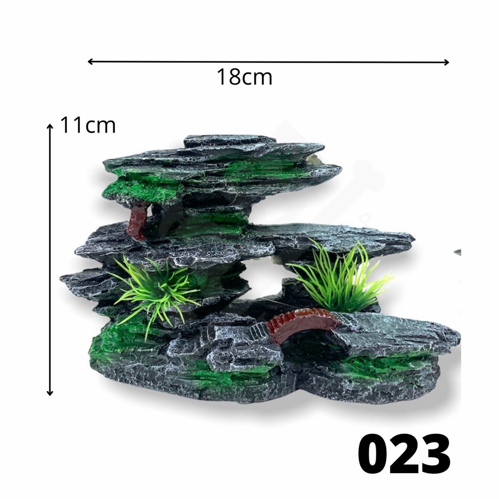 Mô Hình Tiểu Cảnh Hòn Non Bộ Cho Hồ Cá, Bể Cá - Hòn Non Bộ Trang Trí Thuỷ Sinh [HÒN NON BỘ]