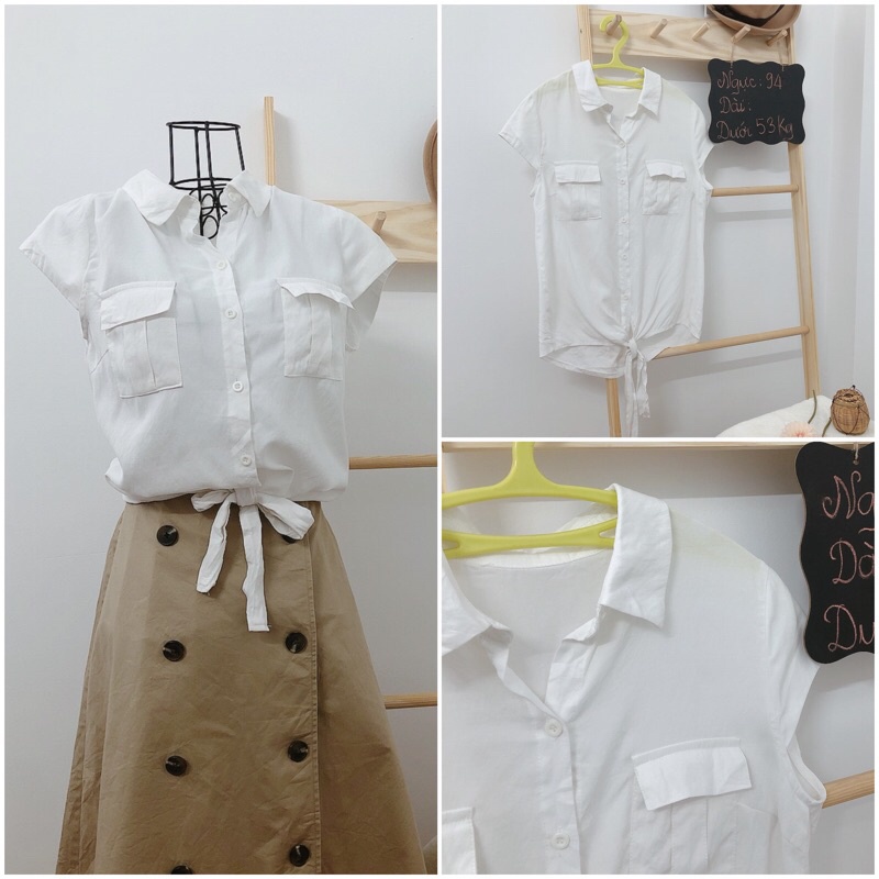 Áo xô trắng vin trắng dưới 60 kg