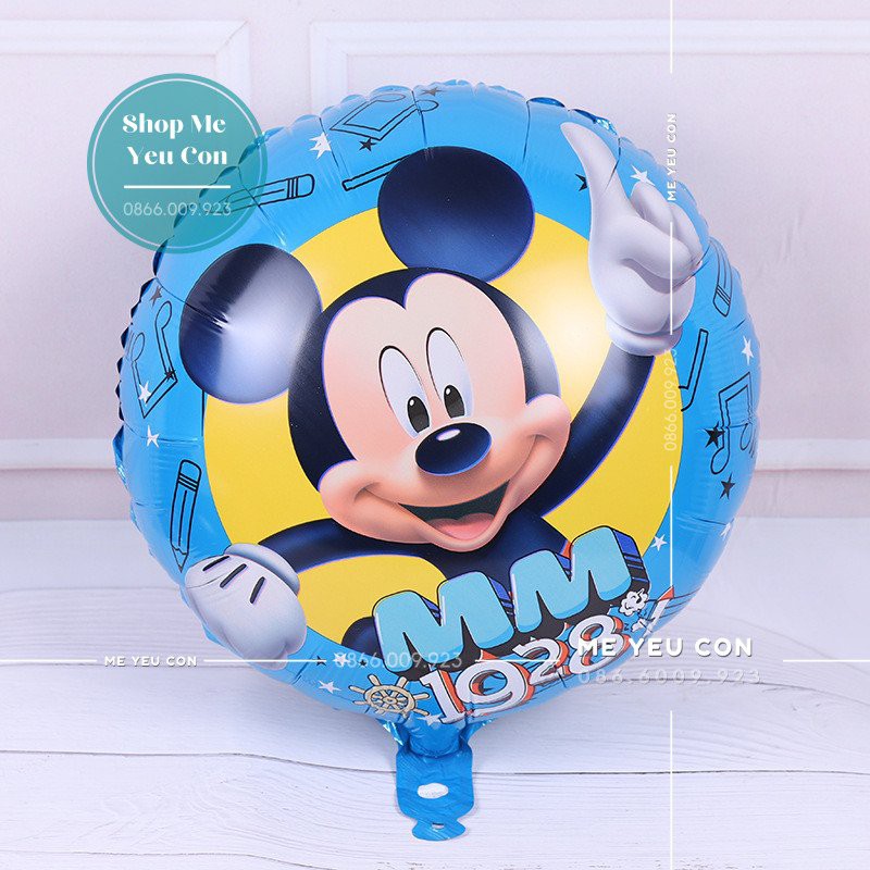 Bóng Mickey Trang Trí Sinh Nhật Sự Kiện 10inch