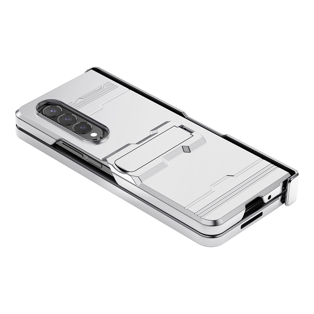 Hinge Phone Case For Samsung Galaxy Z Fold 4 5G Armor Cover Full Protection Shockproof Bracket