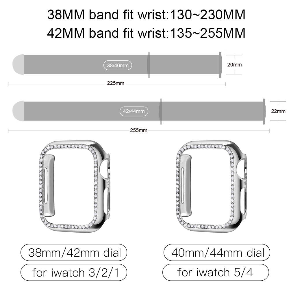 Dây Đeo + Vỏ Bảo Vệ Inox Cho Đồng Hồ Thông Minh Apple Watch 7 41mm 45mm 40mm 44mm 42m