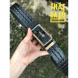 THẮT LƯNG DA BÒ VÂN CÁ TRUCHI