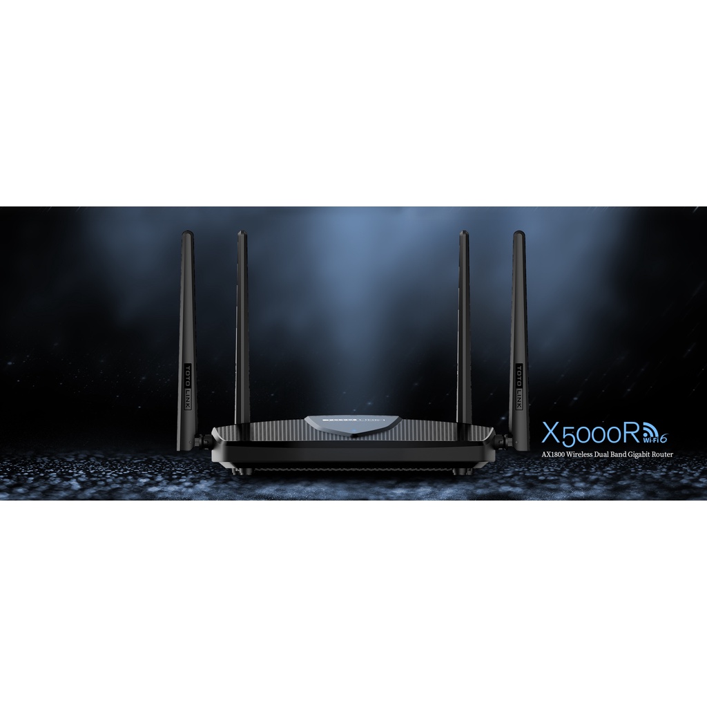 Bộ phát wifi 6 Totolink X5000R Chuẩn AX1800 - Hàng phân phối chính hãng