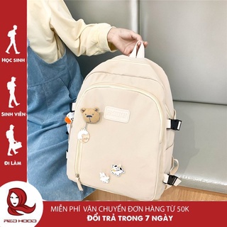 Balo Ulzzang Hàn Quốc Nam Nữ Chống Nước, Balo Thời Trang Đi Học Giá Rẻ REDHOOD