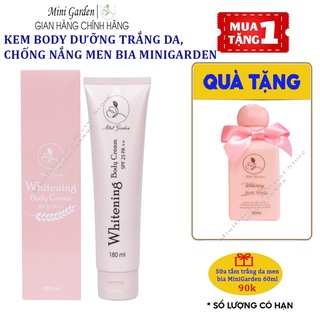 Kem dưỡng trắng da toàn thân MiniGarden Whitening Body Cream SPF 25 PA ++ 180ml