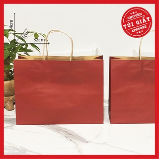 [ CÓ SẴN ] 01 TÚI GIẤY KRAFT ĐỎ [ NHIỀU SIZE ]