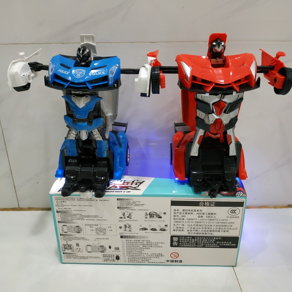 Xe Ô Tô Điều Khiển Từ Xa, Biến Hình Thành Robot . Các Bé sẽ mê ngay đấy ạ.