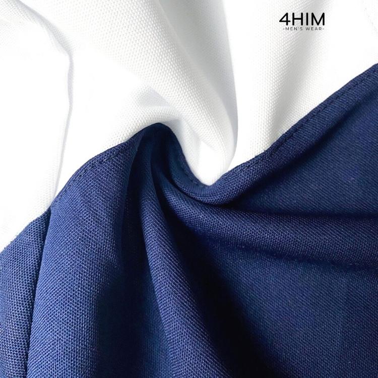 Bộ cộc tay nam thể thao hè 4HIM vải cá sấu cotton cao cấp bộ mặc nhà nam mùa hè phù hợp mặc nhà chơi thể thao