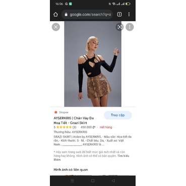 Chân váy AYSERKRIS sz S