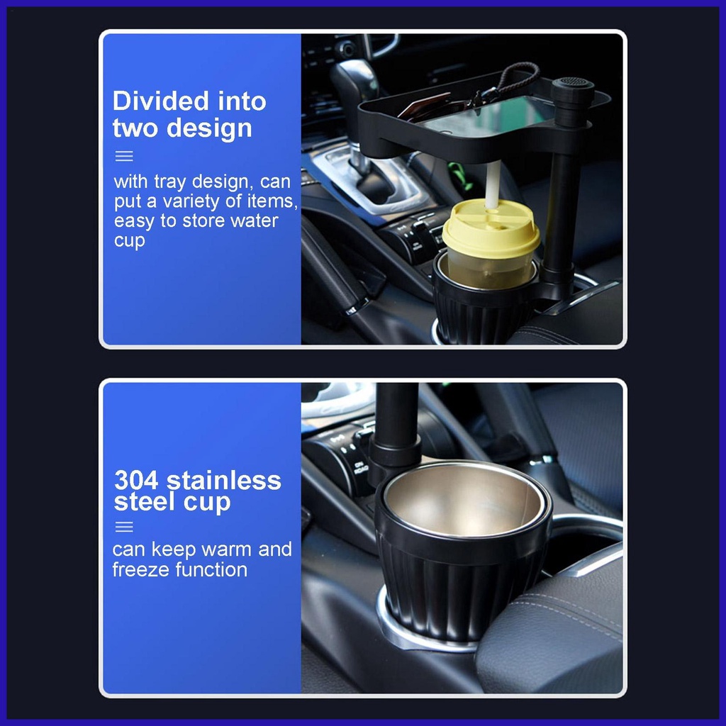 Giá Đỡ Cốc Mở Rộng Có Thể Tháo Rời Và Xoay 360 Độ Cho Xe Hơi/Máy Tính/Điện Thoại/Máy Tính Bảng