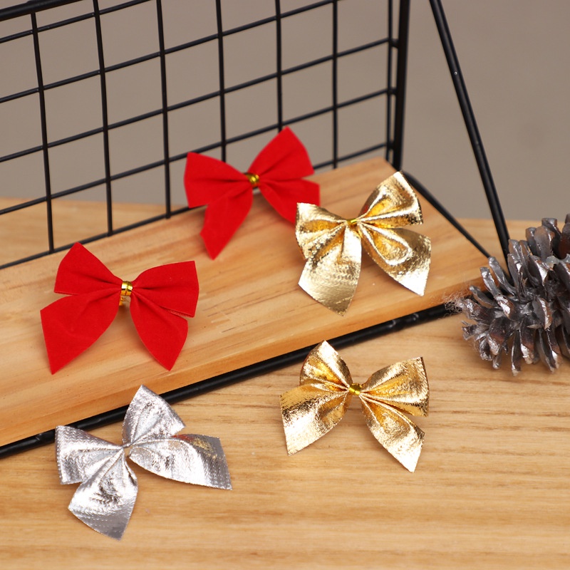 Nơ nhỏ trang trí cây thông giáng sinh xinh xắn N1