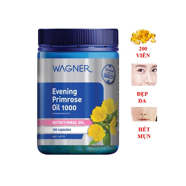 Tinh dầu hoa anh thảo Blackmore Evening Primrose Oil 1000 đẹp da, cân bằng nội tiết tố lọ 190v