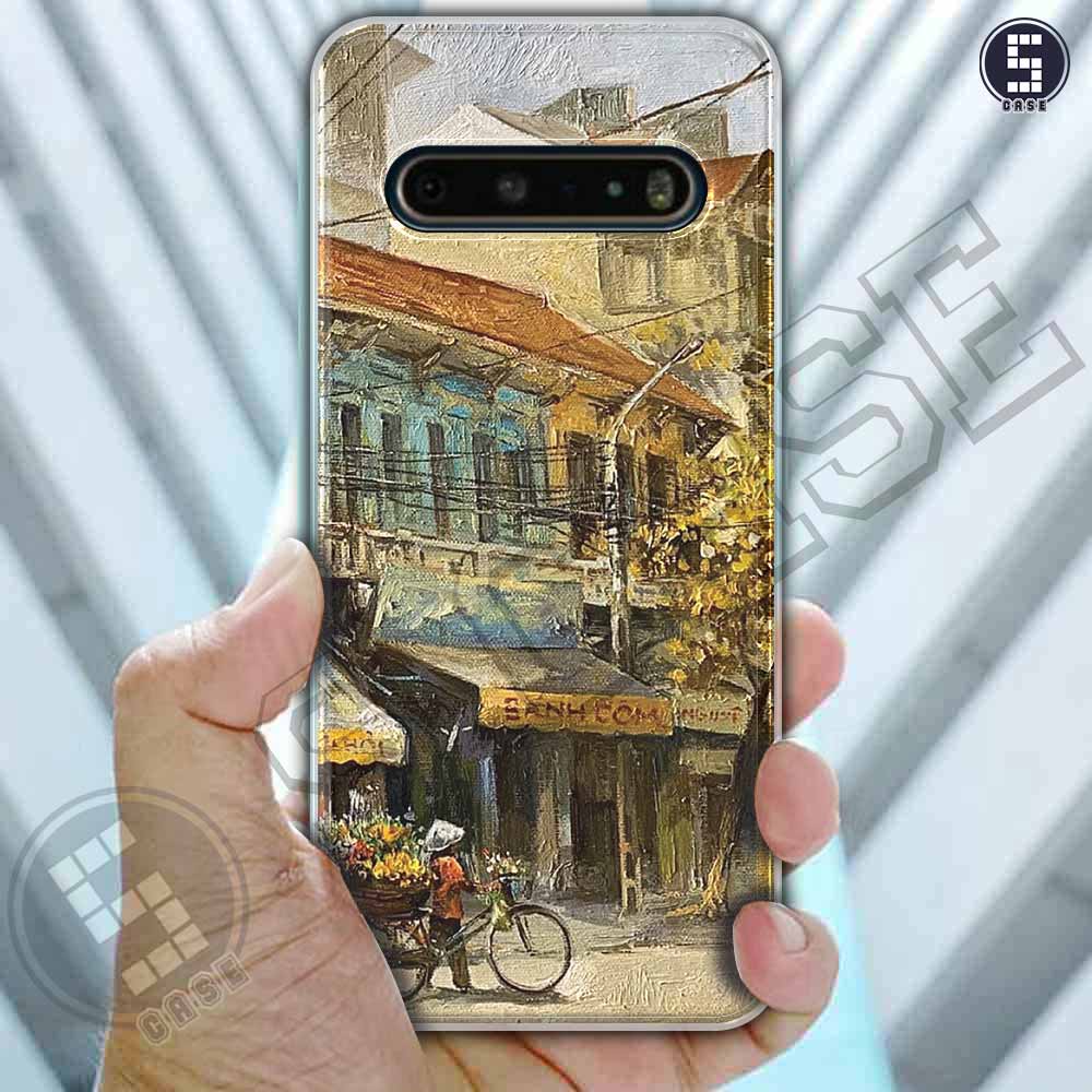 Ốp điện thoại LG V60 Dẻo Chống Shock Nhiều Mẫu Tuyển Tập 6 Phố Cổ Sơn Dầu A1107-CL6
