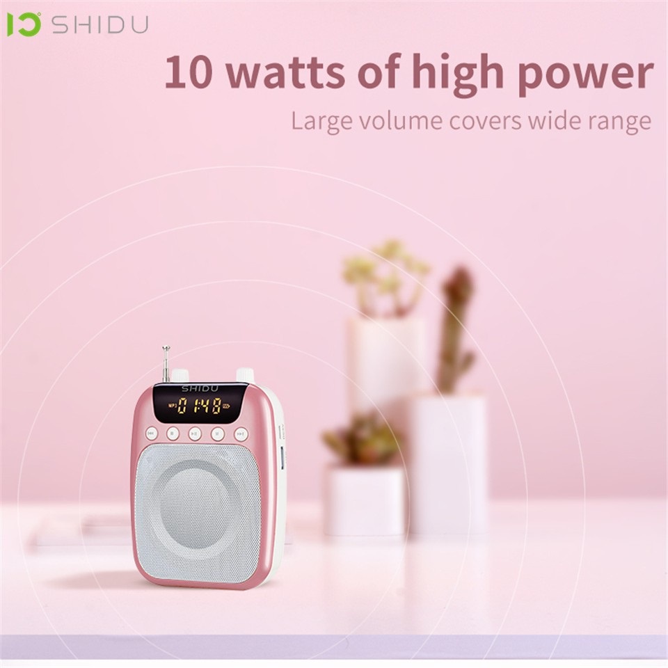Máy trợ giảng SHIDU SD-S358 có tính năng FM hỗ trợ Không Dây