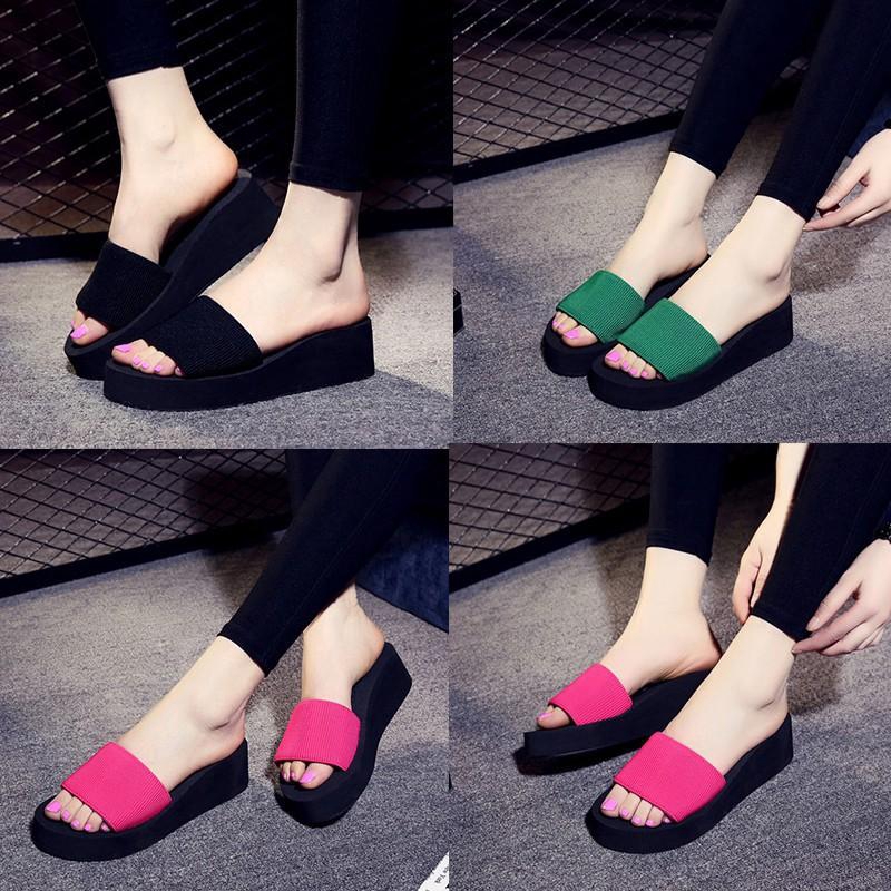 Dép lê nữ đế cao thời trang