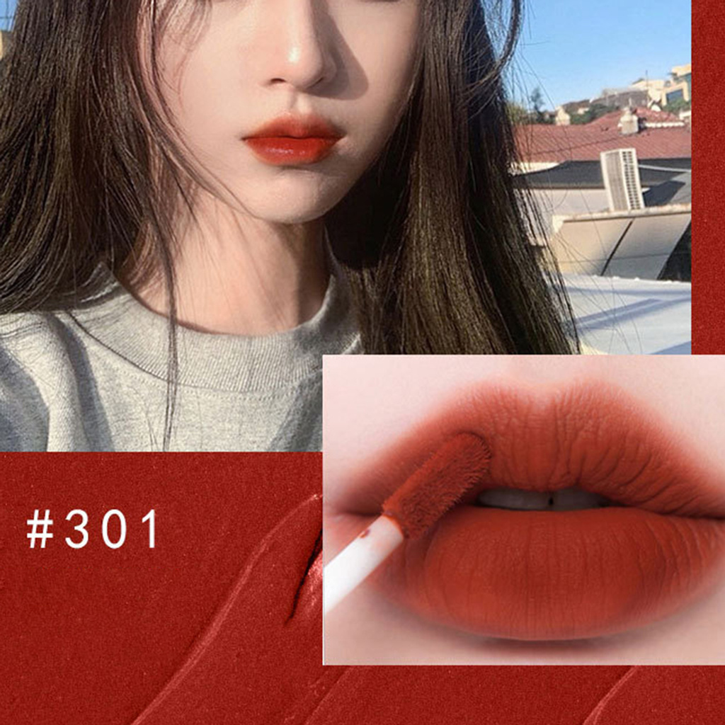 [Hàng mới về] Set 5 Son Kem Lì Trang Điểm Không Dính Cốc Lâu Trôi