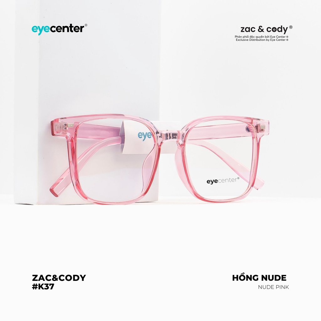 Gọng kính cận nam nữ K37S chính hãng EYECENTER nhựa siêu nhẹ nhập khẩu by Eye Center Vietnam